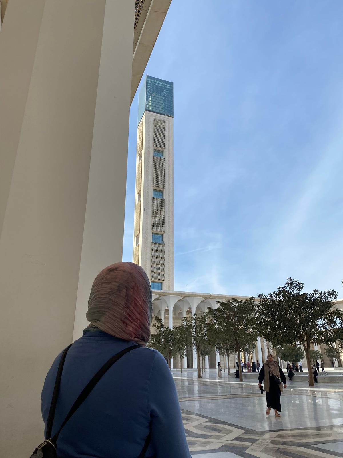 Grand mosque with Martina